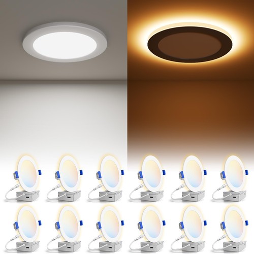 Pack 5cct white led - 6'',